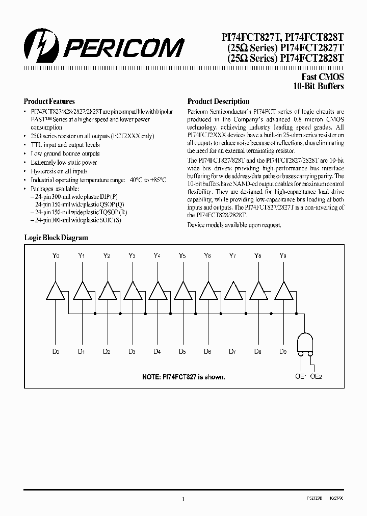 PI74FCT2827T_32430.PDF Datasheet