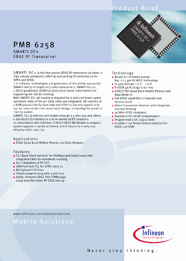 PMB6258_105999.PDF Datasheet