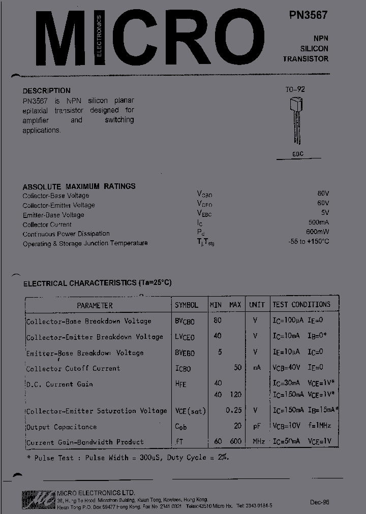 PN3567_184645.PDF Datasheet
