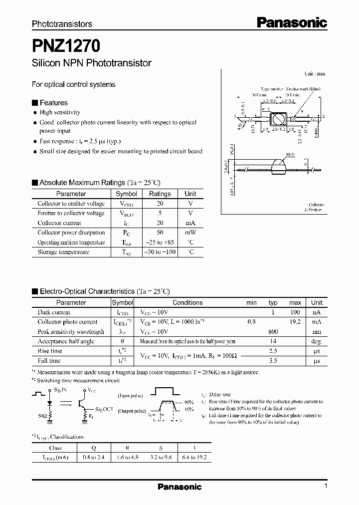PNZ1270_195494.PDF Datasheet
