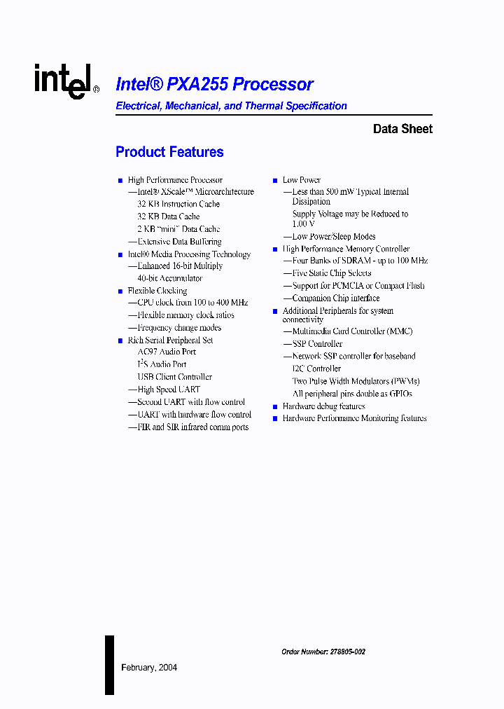 PXA255_194557.PDF Datasheet