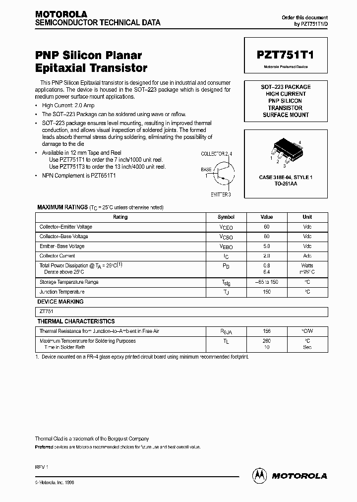 PZT751T1_133531.PDF Datasheet Download
