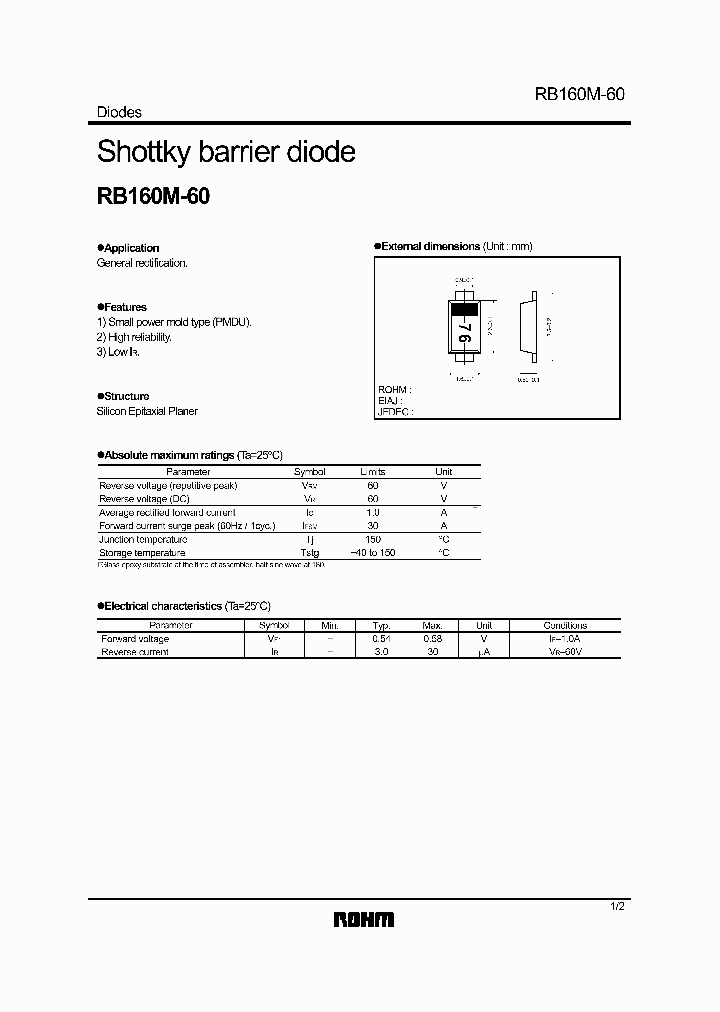 RB160M-60_131340.PDF Datasheet