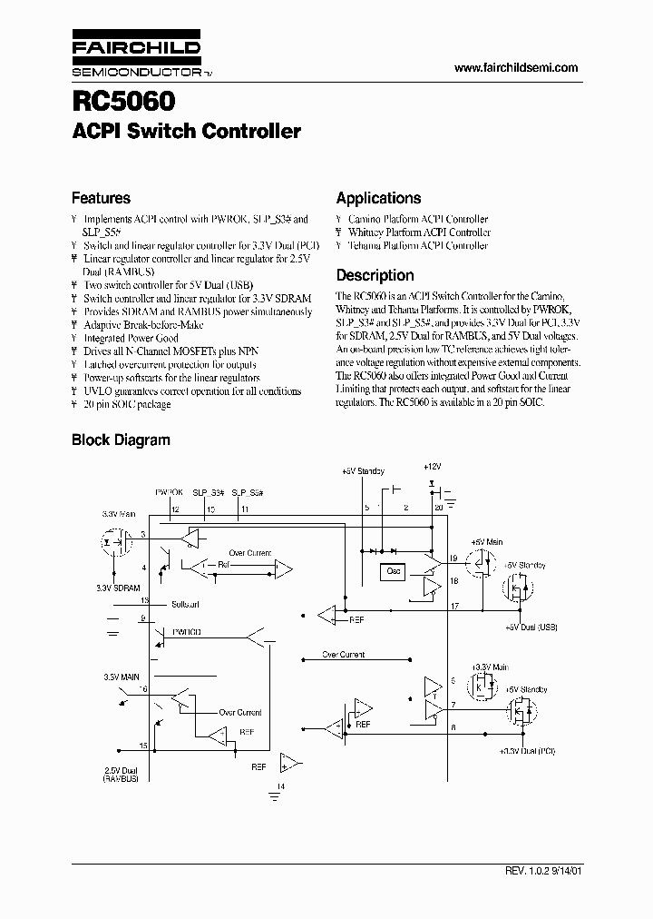 RC5060_42420.PDF Datasheet Download --- IC-ON-LINE