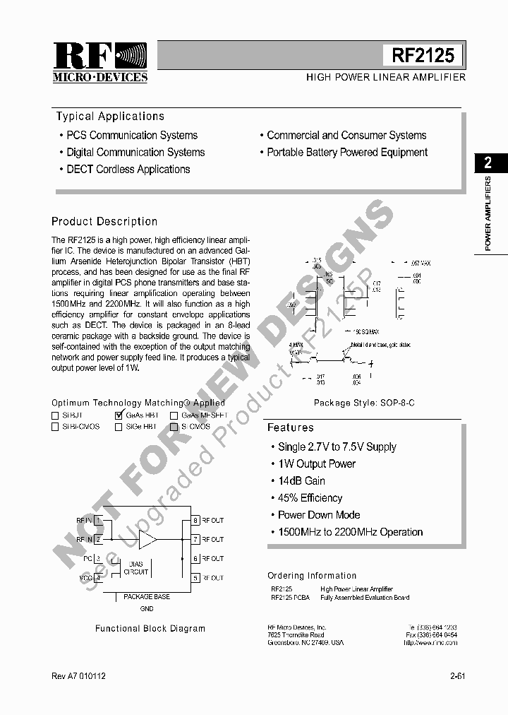 RF2125_124984.PDF Datasheet