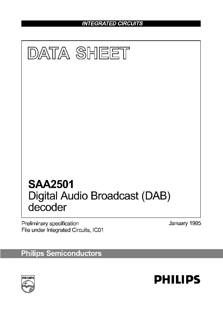 SAA2501_168225.PDF Datasheet