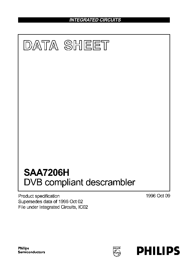 SAA7206_120106.PDF Datasheet