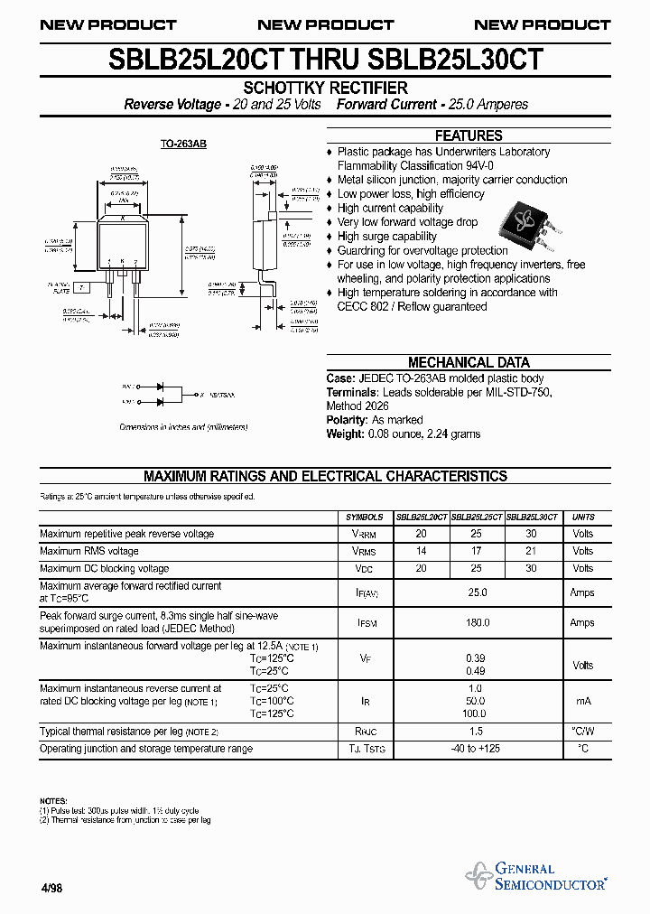 SBLB25L30CT_192217.PDF Datasheet