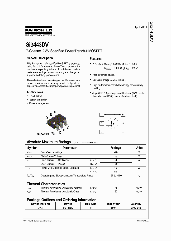 SI3443DV_151524.PDF Datasheet