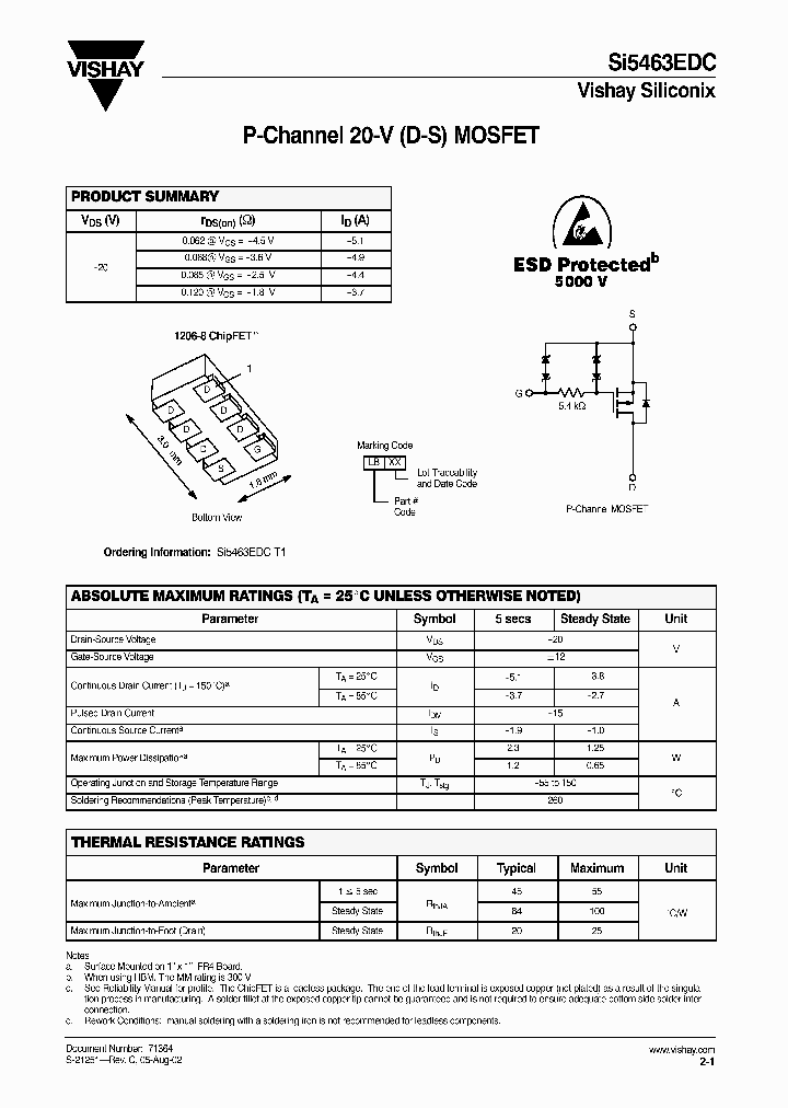 SI5463EDC_172384.PDF Datasheet