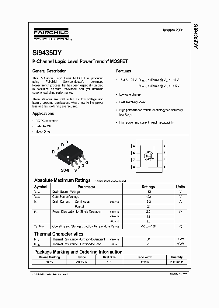 SI9435_11947.PDF Datasheet