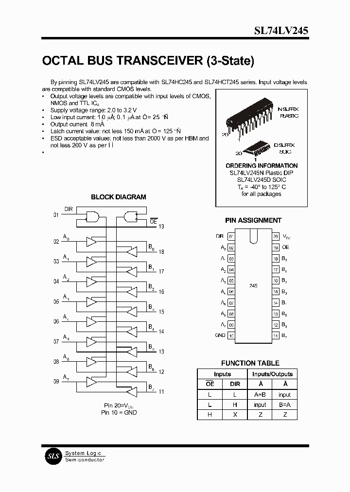 SL74LV245_19325.PDF Datasheet