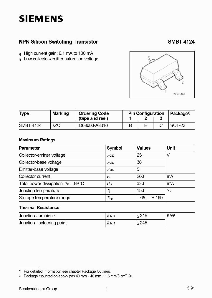 SMBT4124_43370.PDF Datasheet