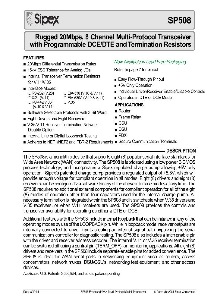 SP508CF_193356.PDF Datasheet
