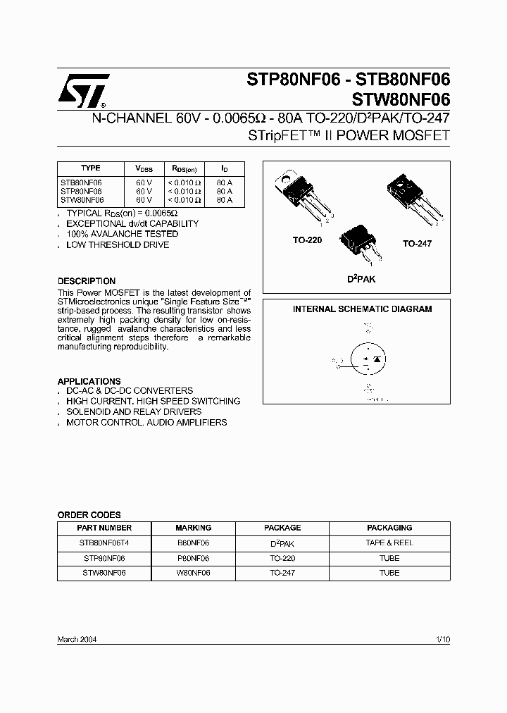 STB80NF06T4_71655.PDF Datasheet