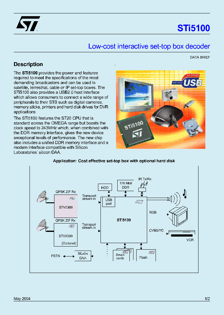 STI5100_77114.PDF Datasheet Download --- IC-ON-LINE