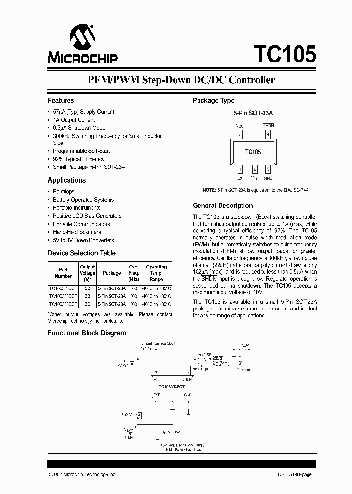 TC105303ECT_132094.PDF Datasheet