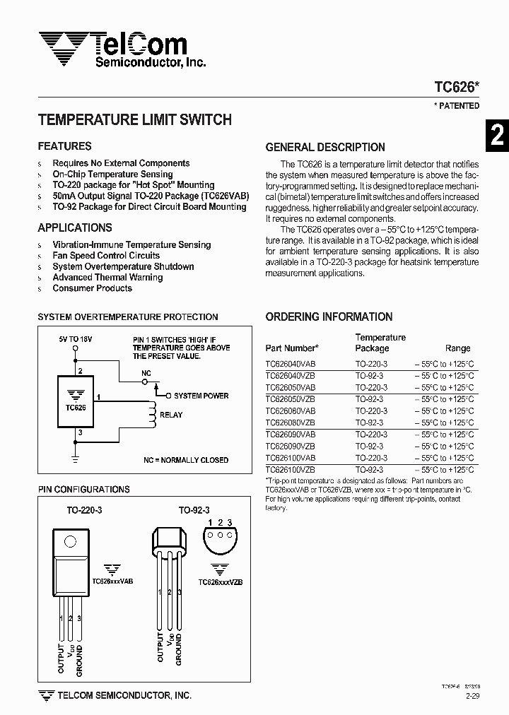 TC626090VAB_88103.PDF Datasheet