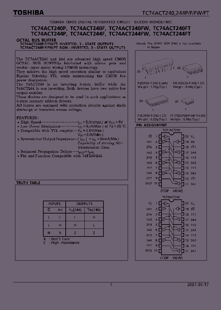 TC74ACT240F_100202.PDF Datasheet