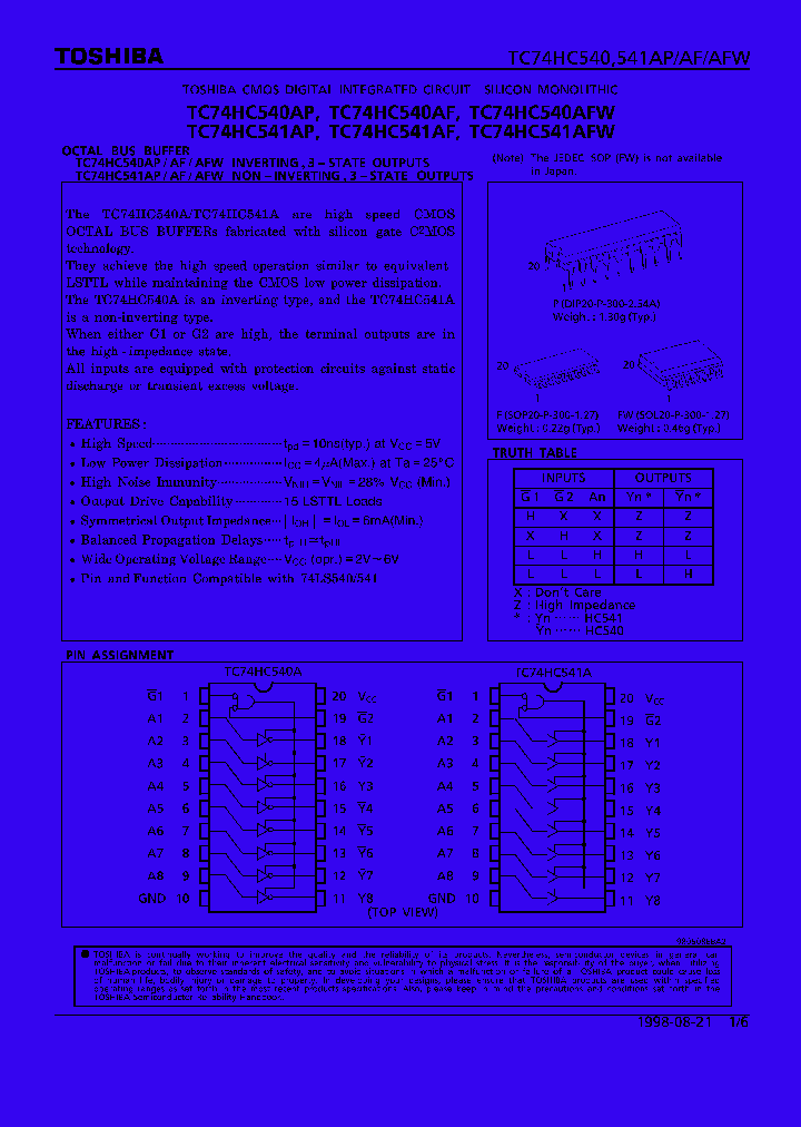 TC74HC540AF_18850.PDF Datasheet