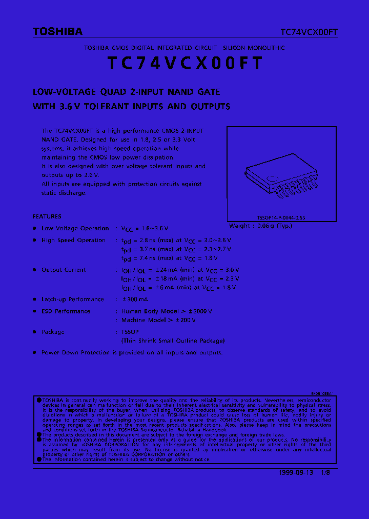 TC74VCX00FT_36791.PDF Datasheet