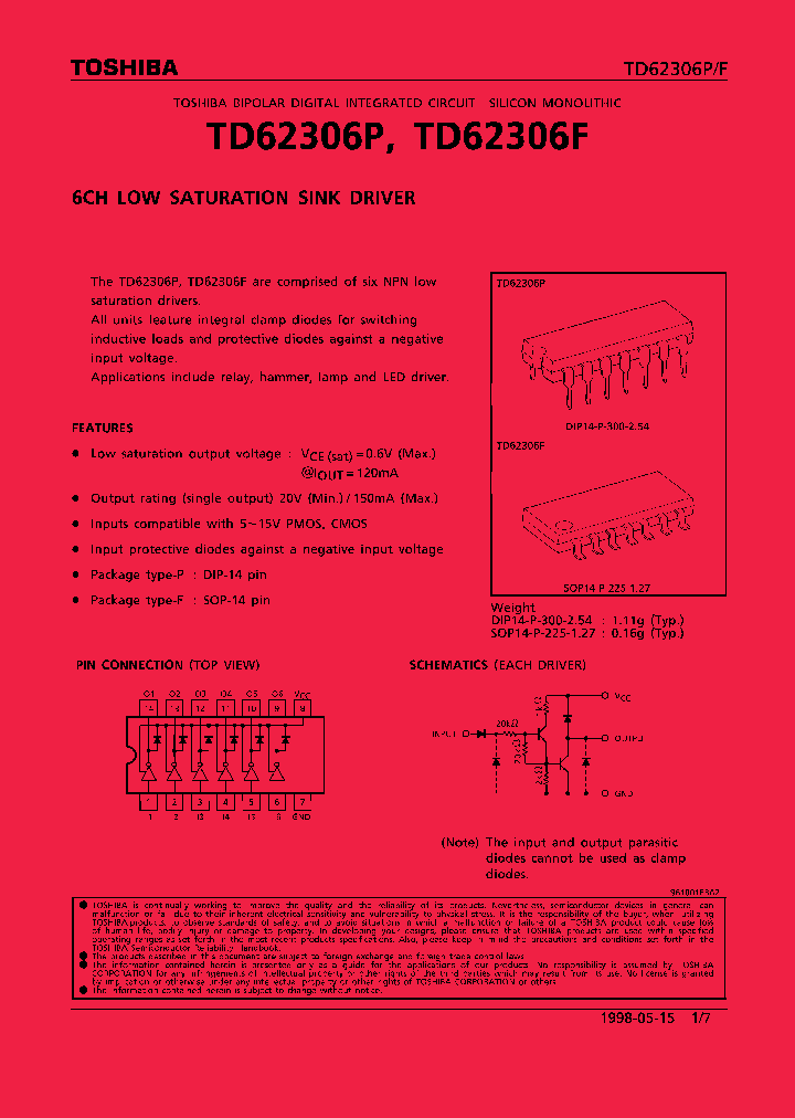 TD62306_36992.PDF Datasheet