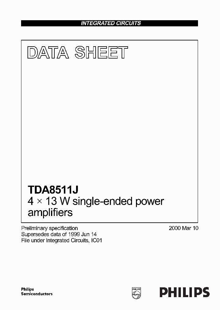 TDA8511_119068.PDF Datasheet