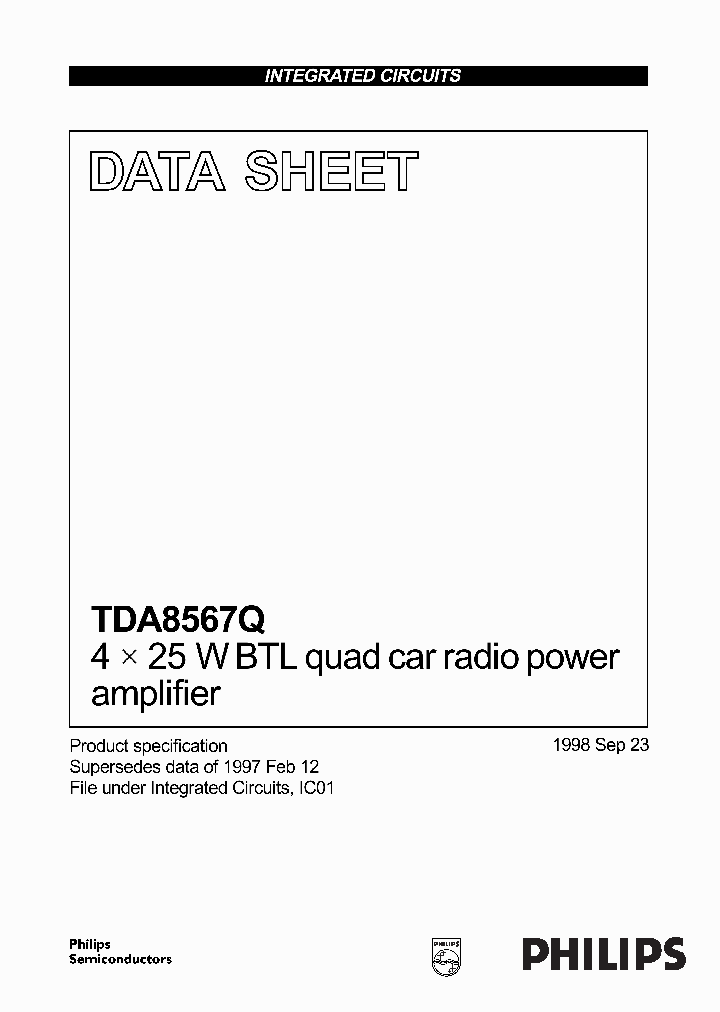 TDA8567_97668.PDF Datasheet