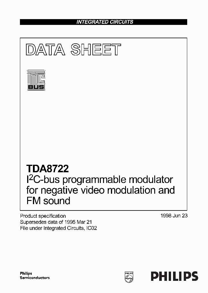 TDA8722_84677.PDF Datasheet