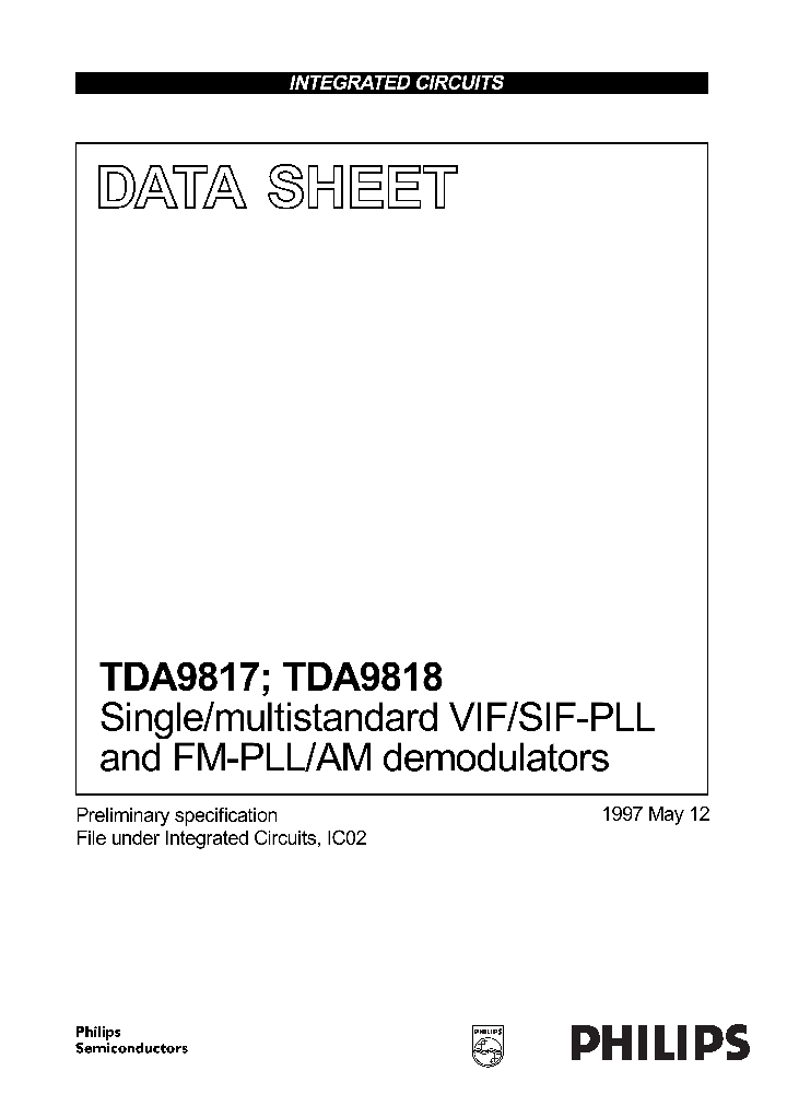 TDA9817_37067.PDF Datasheet