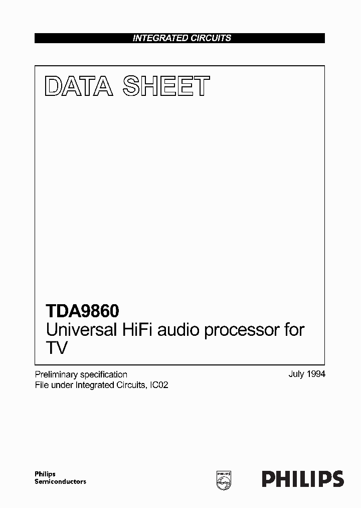 TDA9860_153916.PDF Datasheet