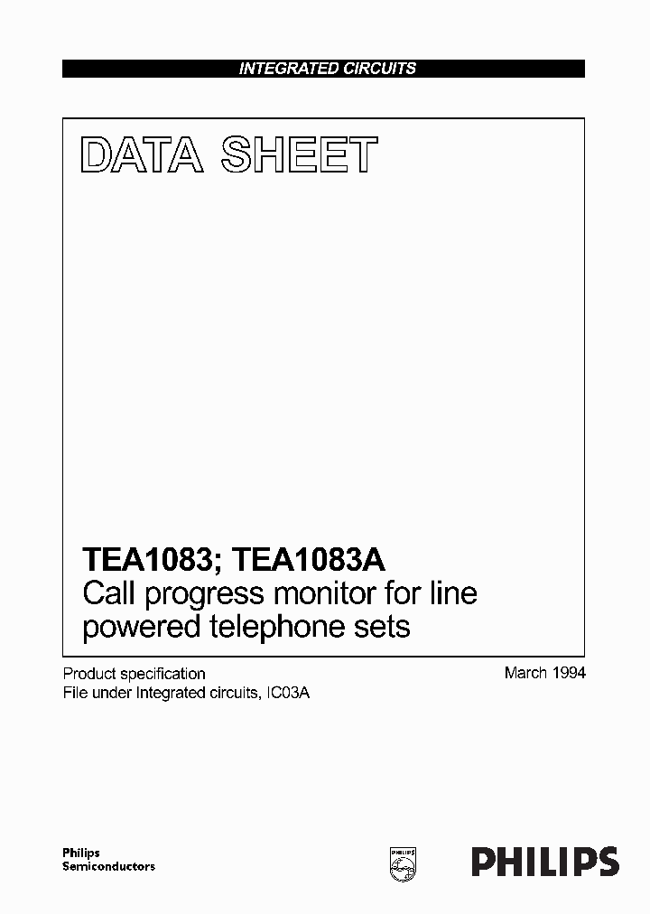 TEA1083_126148.PDF Datasheet