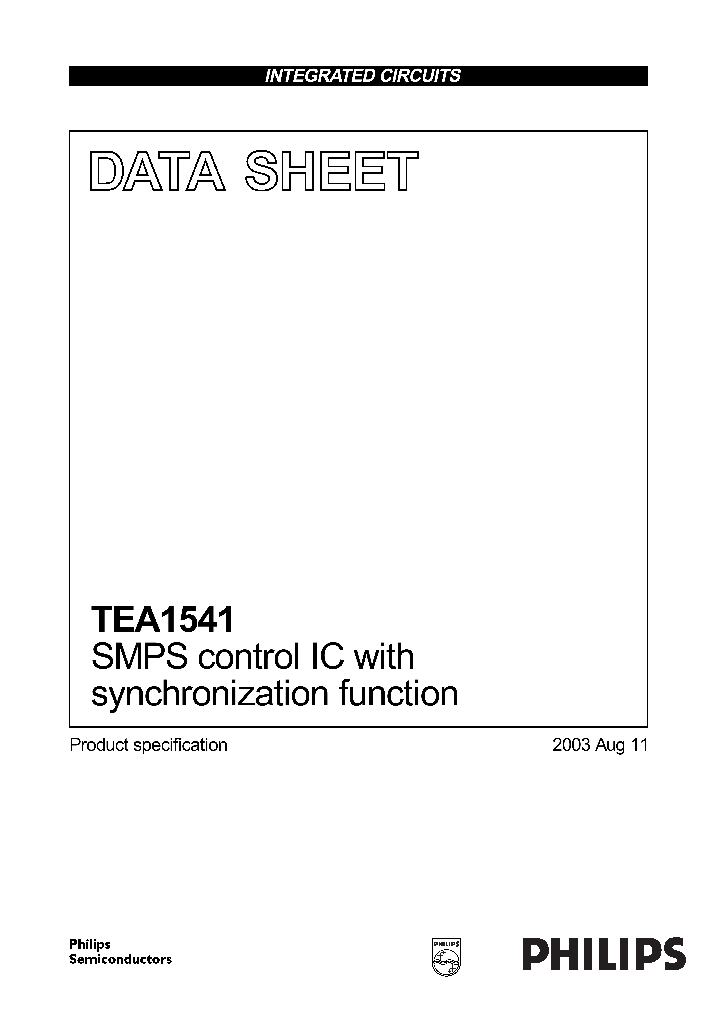 TEA1541_191101.PDF Datasheet