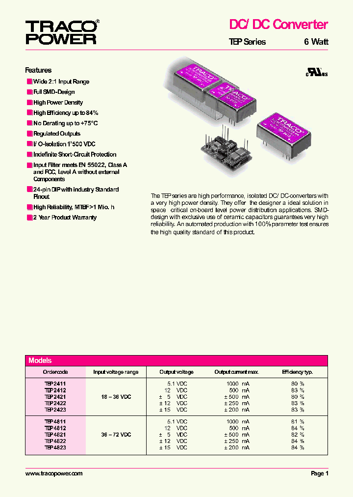 TEP2411_69223.PDF Datasheet