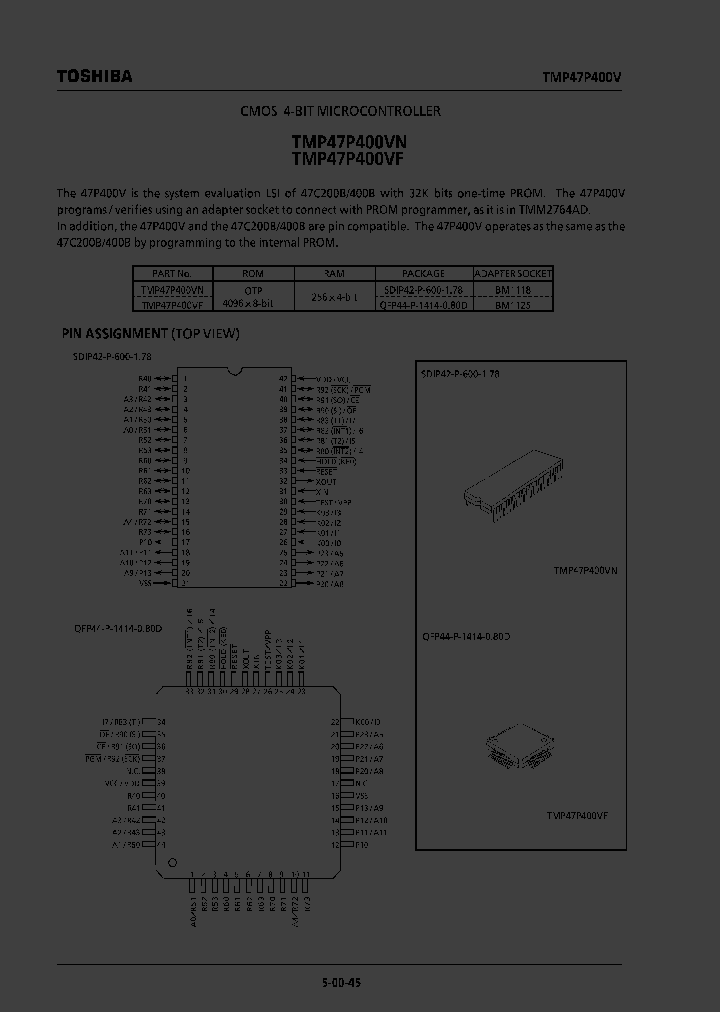 TMP47P400V_126717.PDF Datasheet