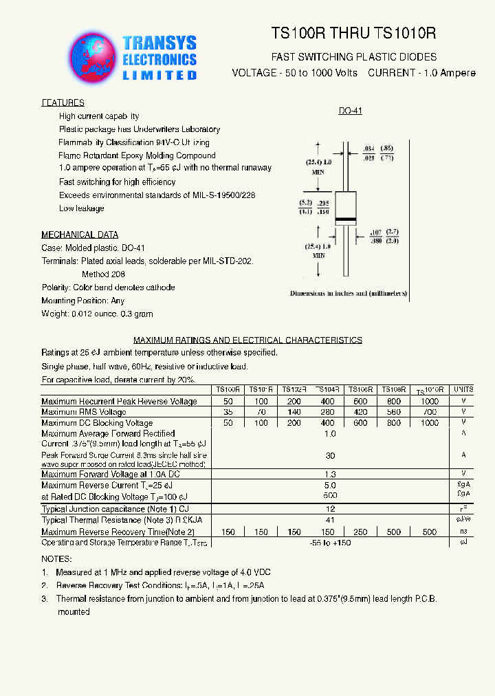 TS1010R_185733.PDF Datasheet