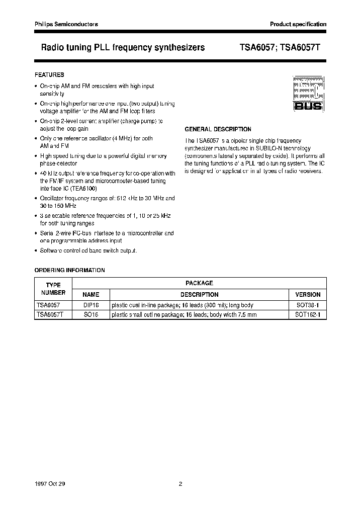 TSA6057_63428.PDF Datasheet