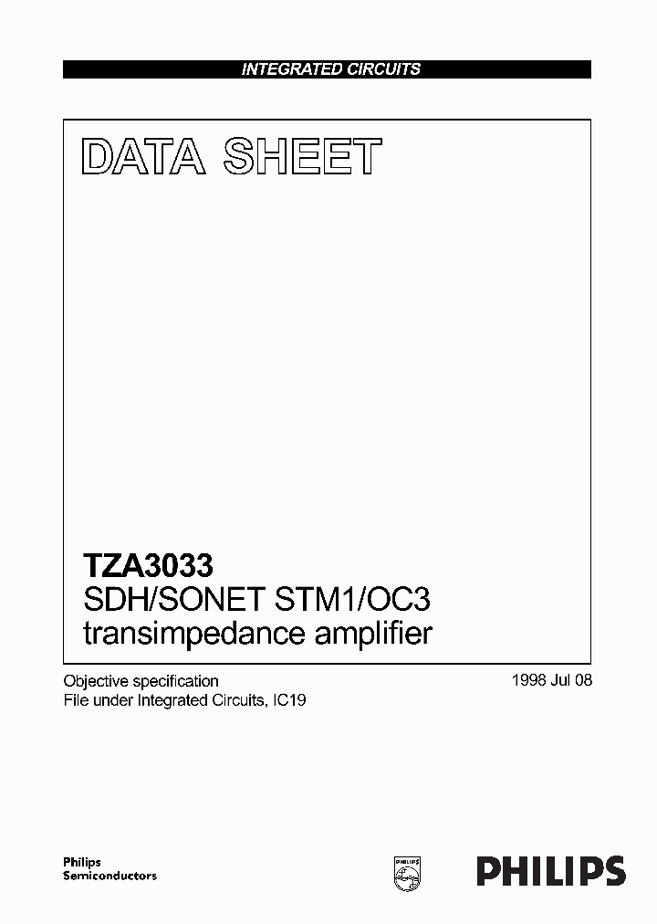 TZA3033_41419.PDF Datasheet