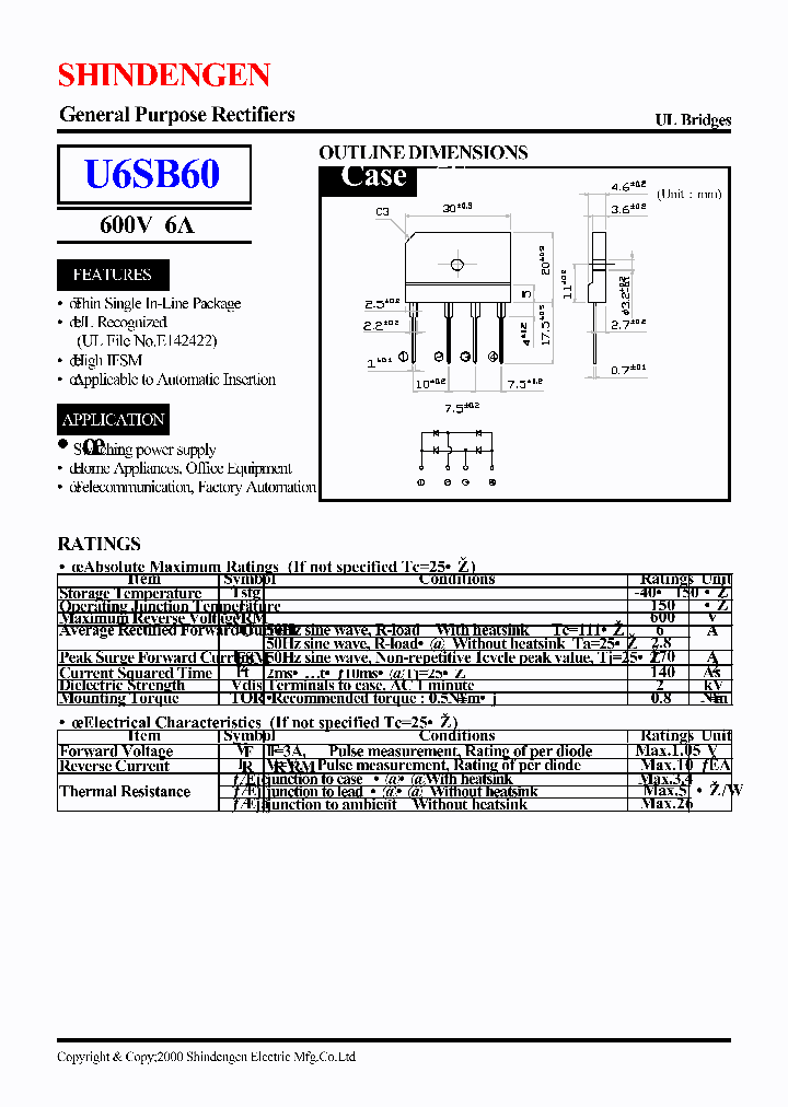 U6SB60_157250.PDF Datasheet