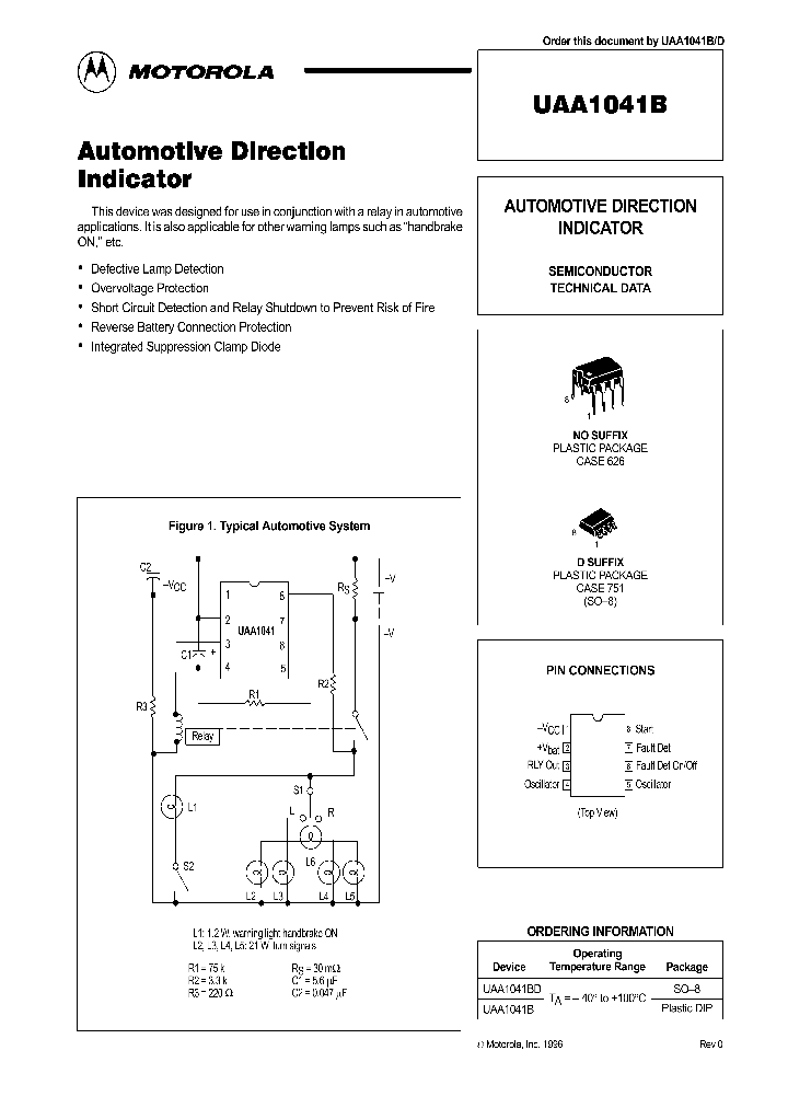 UAA1041B_61805.PDF Datasheet Download --- IC-ON-LINE