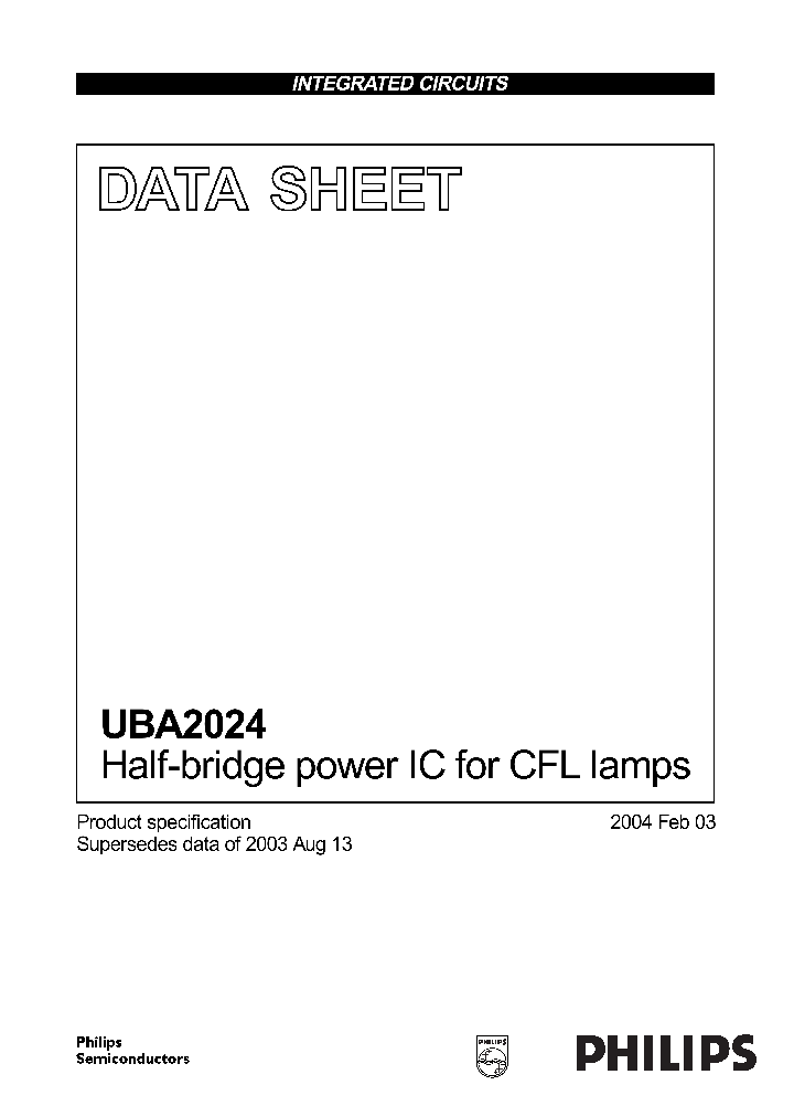 UBA2024_60902.PDF Datasheet