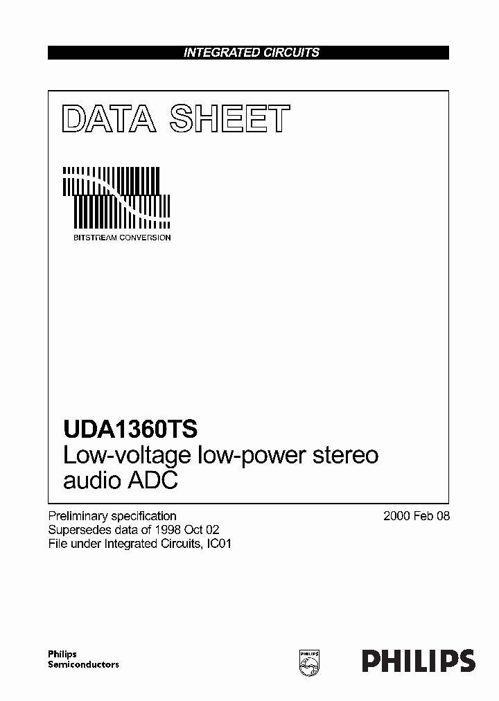 UDA1360TS_16354.PDF Datasheet