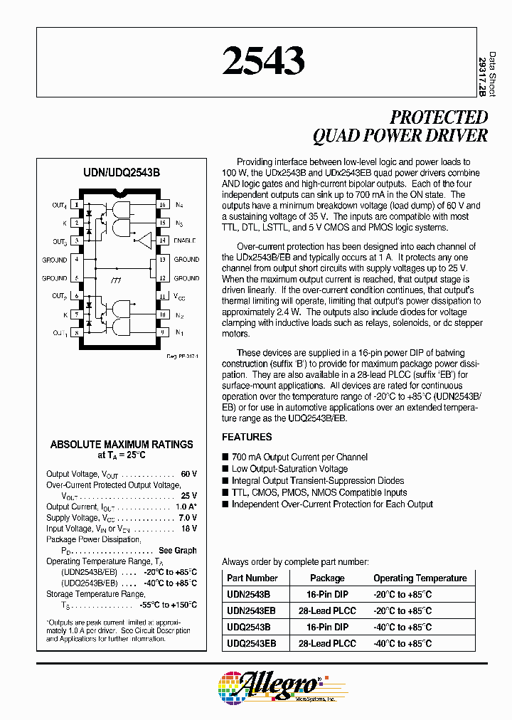 UDQ2543B_60239.PDF Datasheet