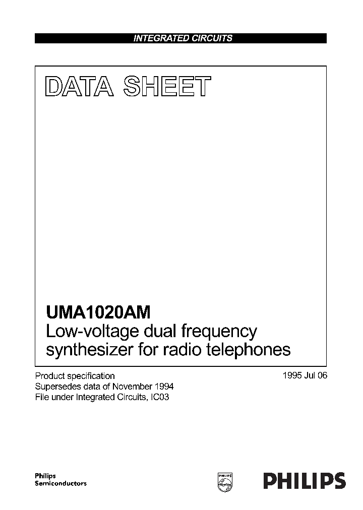 UMA1020AM_20597.PDF Datasheet