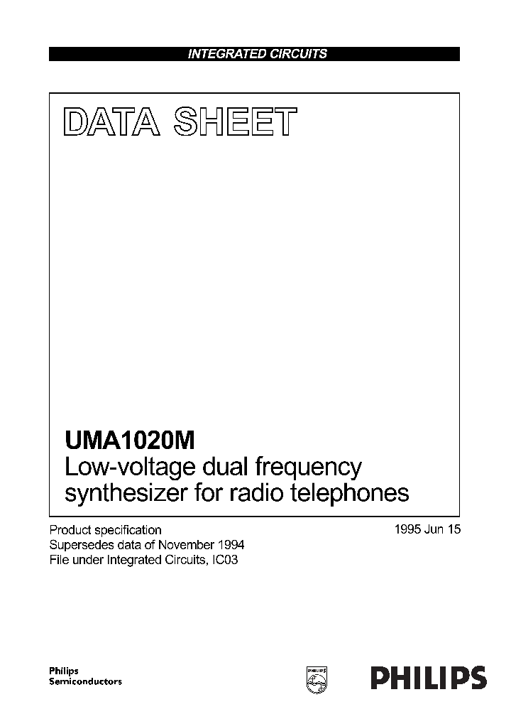UMA1020M_170988.PDF Datasheet
