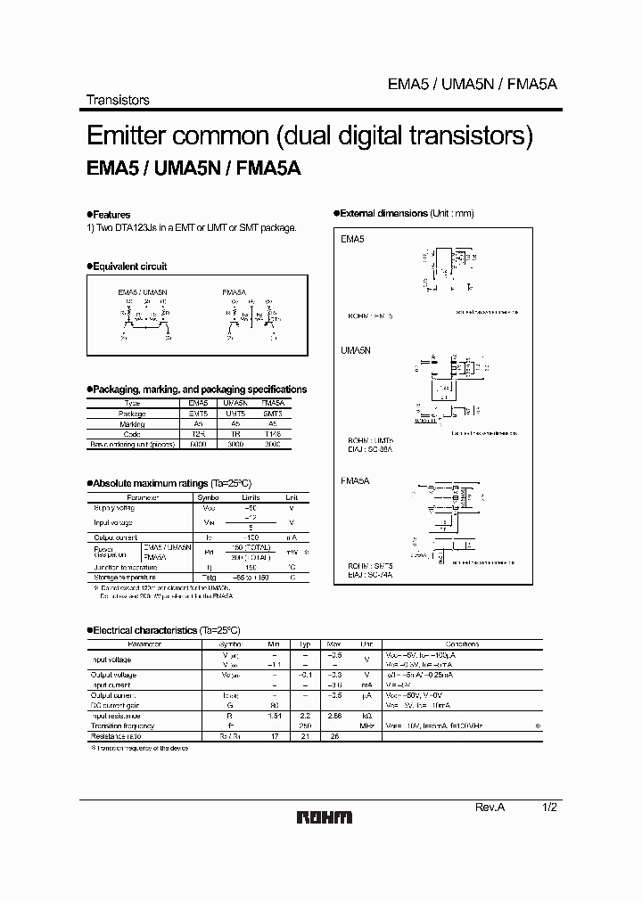 UMA5N_59300.PDF Datasheet