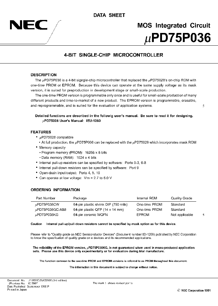 UPD75P036_98680.PDF Datasheet