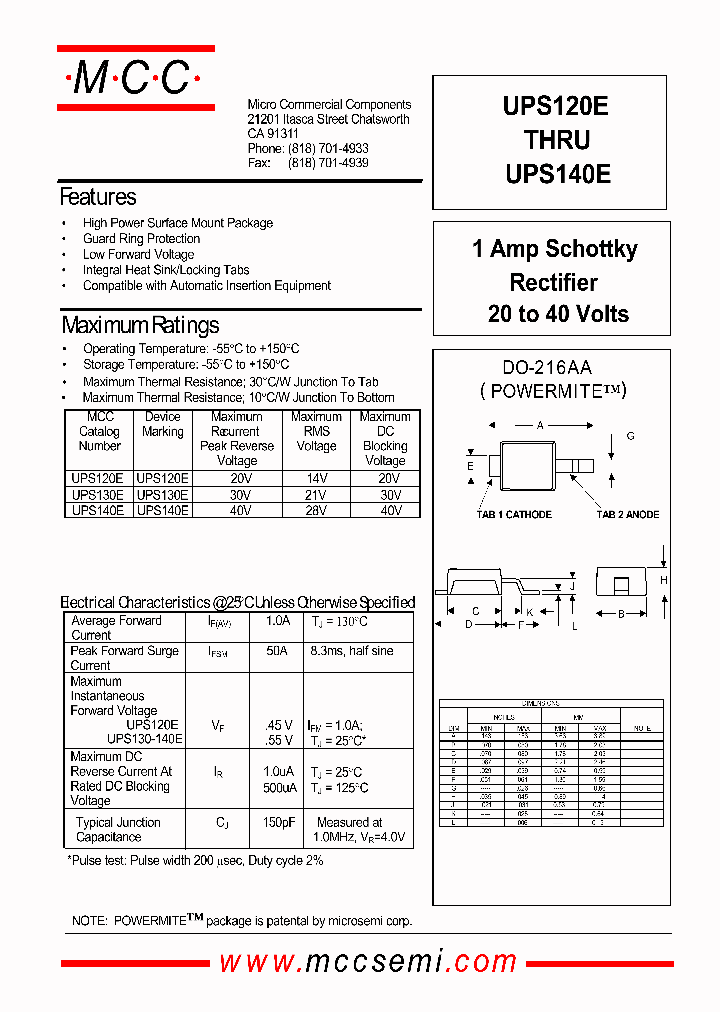UPS120E_58670.PDF Datasheet