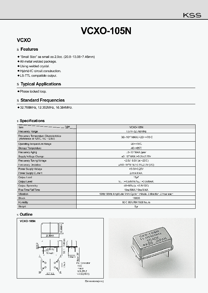 VCXO-105N_56324.PDF Datasheet