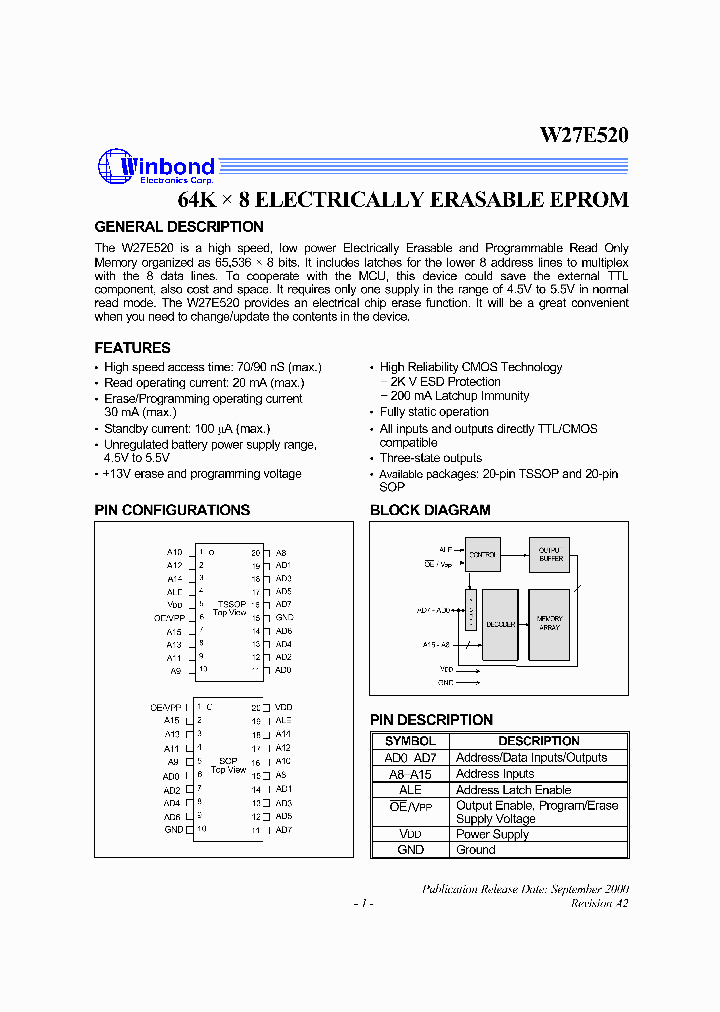 W27E520S-70_42811.PDF Datasheet